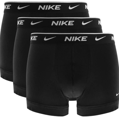 Nike Logo 3 Pack Trunks Black