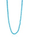 LEIGH MAXWELL Sleeping Beauty Turquoise Bead Necklace