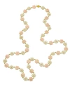 BUDDHA MAMA Pink Enamel and Diamond Flower Necklace