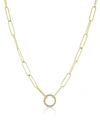 JENNA BLAKE Diamond Clasp Necklace