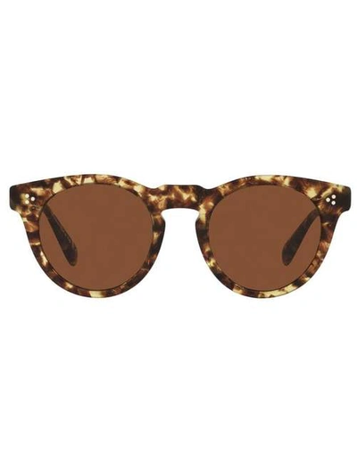 Oliver Peoples Brown Lewen Sunglasses - Atterley