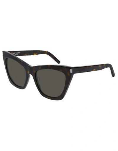 Saint Laurent Sl 214 Havana Grey Kate Sunglasses