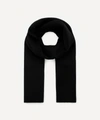 Totême Wool Cashmere Long Double Scarf In Black