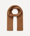 Totême Wool Cashmere Long Double Scarf In Brown
