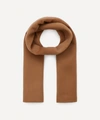 Totême Wool Cashmere Long Double Scarf In Camel