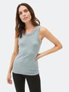 Michael Stars Paloma Shine Tank In Grey