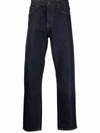Carhartt Mid-rise Straight-leg Jeans In Blau