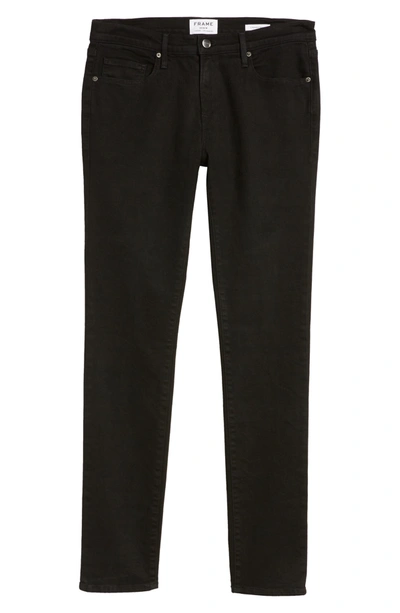 Frame L'homme Skinny Fit Jeans In Noir