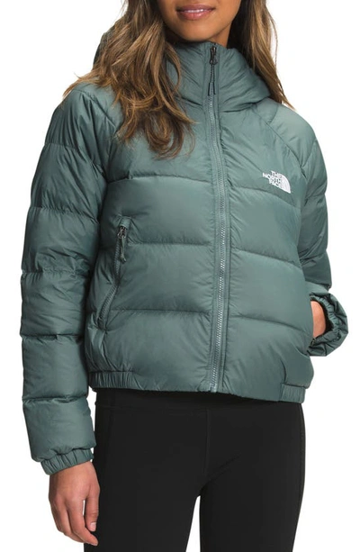 The North Face Hydrenalite Hooded Down Jacket In Balsam Green