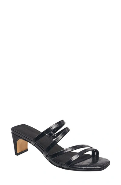 French Connection Parker Strappy Sandal In Black