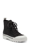 Lucky Brand Eisley Lace-up High Top Sneaker In Black