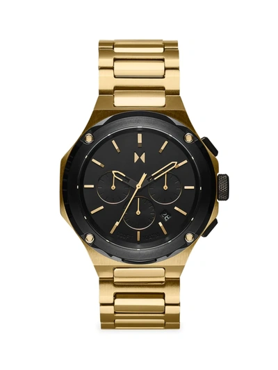 Mvmt Raptor Sunflare Goldtone Stainless Steel Chronograph Watch In Gold-tone