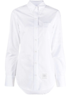 THOM BROWNE LONG-SLEEVE BUTTON-FASTENING SHIRT