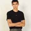Sandro T-shirt With Logo Embroidery In Black