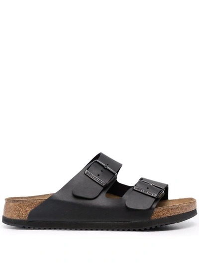 Birkenstock Arizona Double Buckle Sandals In Black