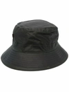 BARBOUR EMBROIDERED LOGO BUCKET HAT