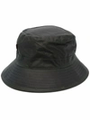 Barbour Embroidered Logo Bucket Hat In Black