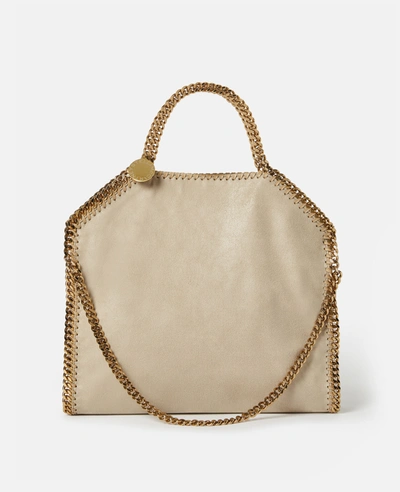 Stella Mccartney Falabella Fold-over Tote In Butter Cream