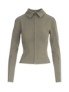 JACQUEMUS JACQUEMUS LONG SLEEVED CROPPED SHIRT