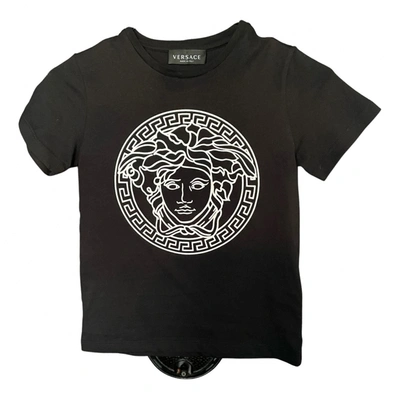 Pre-owned Versace Kids' T-shirt In Black