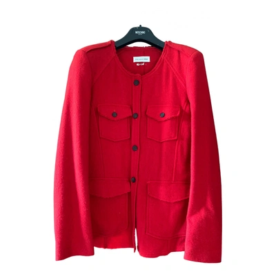 Pre-owned Isabel Marant Étoile Sao Wool Jacket In Red