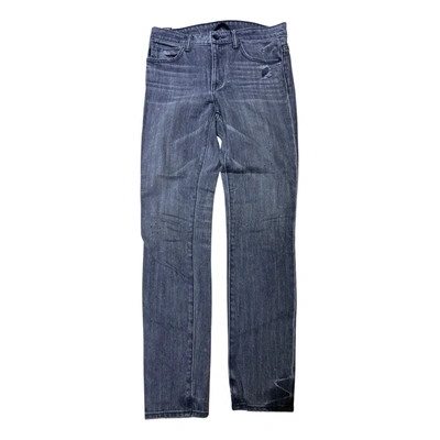 Pre-owned Helmut Lang Slim Jeans In Grey