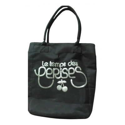 Pre-owned Le Temps Des Cerises Handbag In Black