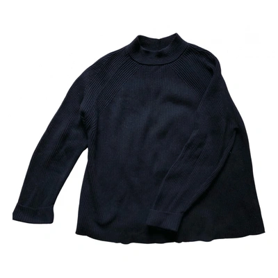 Pre-owned The Row Cashmere Jumper In Navy