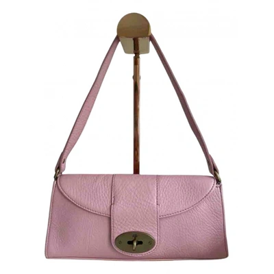 Pre-owned Mulberry Leather Handbag In Pink