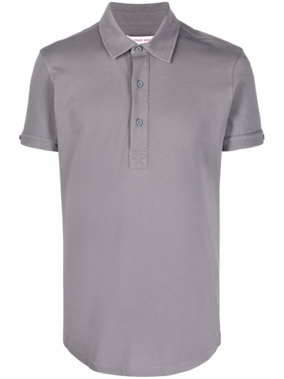 Orlebar Brown Sebastian Tailored-fit Polo Shirt In Grau