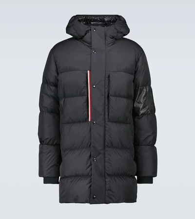 Moncler Marceau Long Down Jacket In Blue