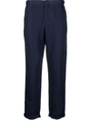 Orlebar Brown Slim-fit Linen Pants In Blau