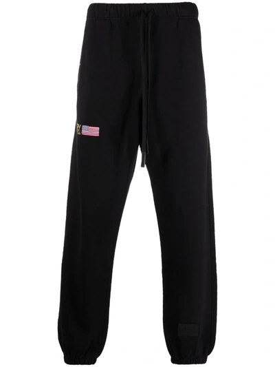Autry Embroidered Logo Sweatpants In Black