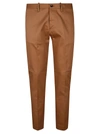 Nine In The Morning Easy Slim Fit Trouser In Tabacco