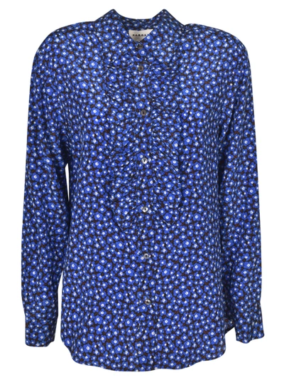 P.a.r.o.s.h Sflower Shirt In Blue