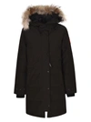 Canada Goose Shelburne Black Parka In Black