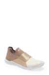 Apl Athletic Propulsion Labs Techloom Bliss Knit Running Shoe In Almond / Champagne / Pristine