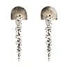 Freya Rose Hakuro Grey Mother Of Pearl Long Drops In Long