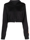 Heron Preston Logo Zip-up Track Jacket In Black