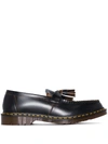Dr. Martens' Mie Vintage Tassled Leather Loafers In Black