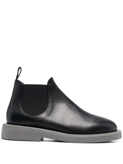 Marsèll Gommello Leather Chelsea Boots In Black