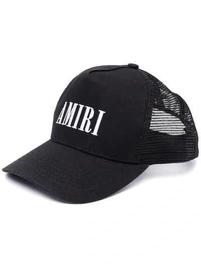 Amiri 黑色 Core Logo Trucker 棒球帽 In Schwarz
