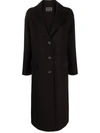 10 Corso Como Single-breasted Tailored Coat In Schwarz
