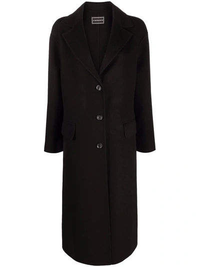 10 Corso Como Single-breasted Tailored Coat In Schwarz