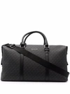 Michael Kors Monogram-print Holdall Bag In Schwarz