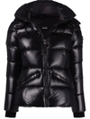 Mackage Logo-patch Padded Down Jacket In Schwarz