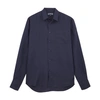 Vilebrequin Regular Fit Long Sleeve Linen Button Down Shirt In Bleu_marine
