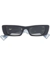 Gucci Gg0516s Rectangular-frame Sunglasses In Black