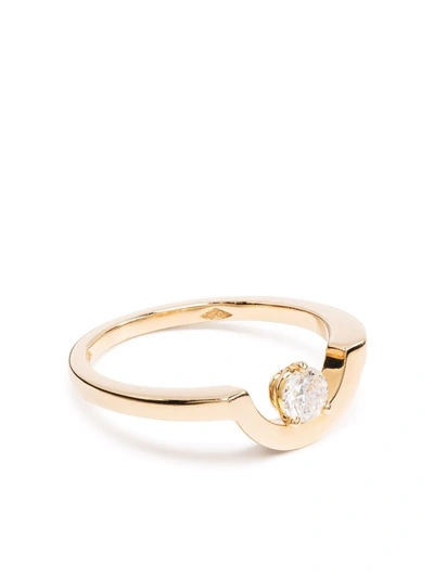 Loyal.e Paris 18kt Recycled Yellow Gold Intrépide Diamond Ring