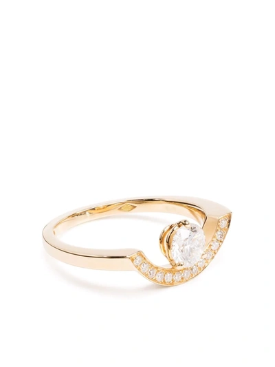 Loyal.e Paris 18kt Recycled Yellow Gold Intrépide Diamond Pavé Ring